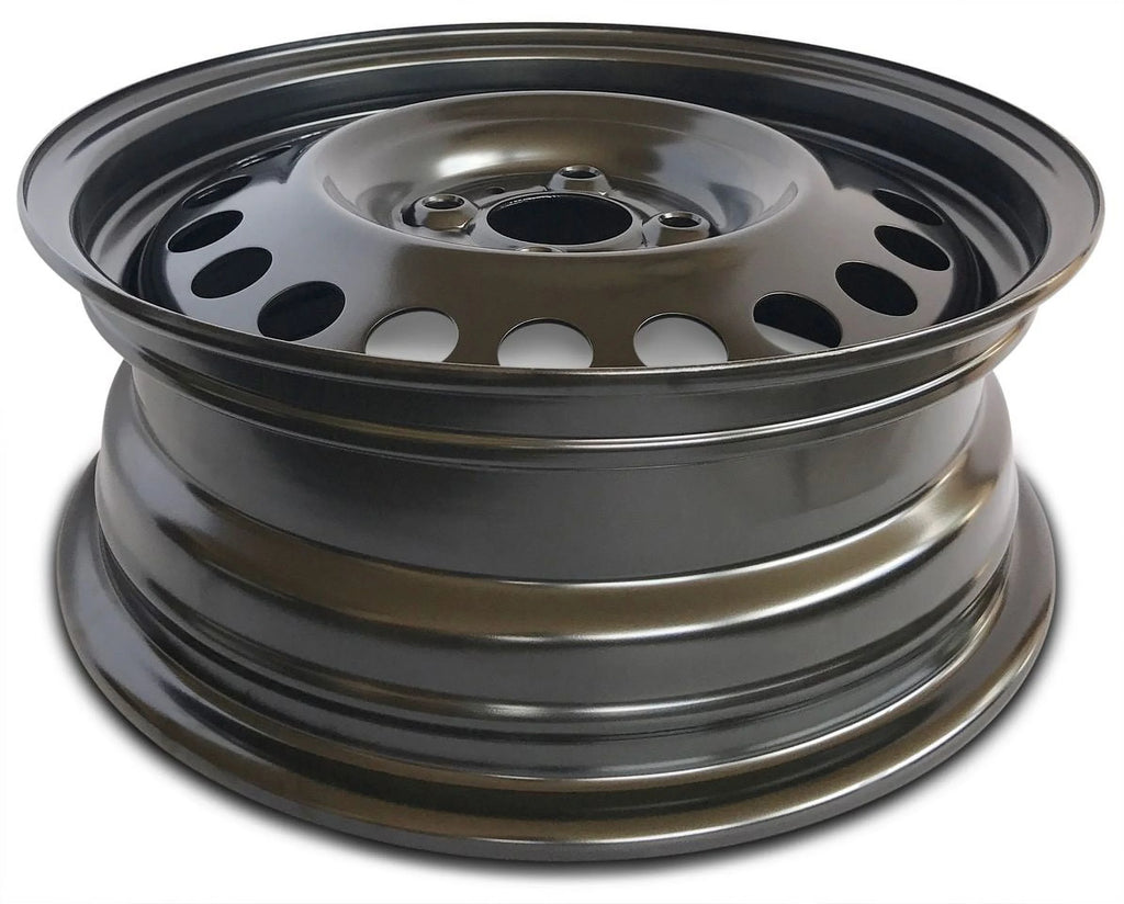 For 2012-2019 Nissan Versa 15 Inch Painted Black Rim - OE Direct Replacement - Road Ready Car Wheel