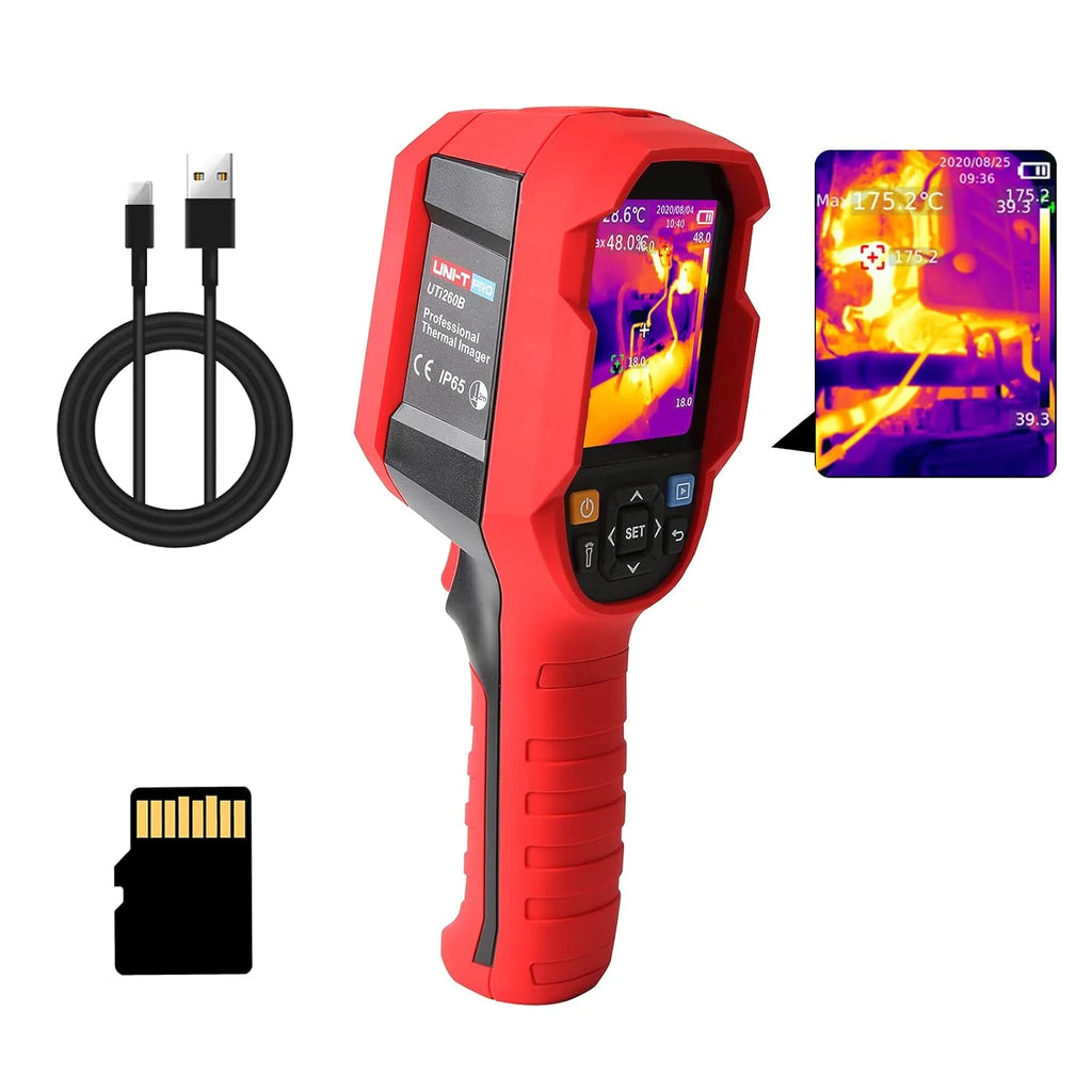 UNI-T UTI120S Thermal Imaging Camera 120x90 IR Resolution 10800 Pixels -20~400�� 2 Meter Drop Durability IP54 Rechargeable 16GB MicroSD
