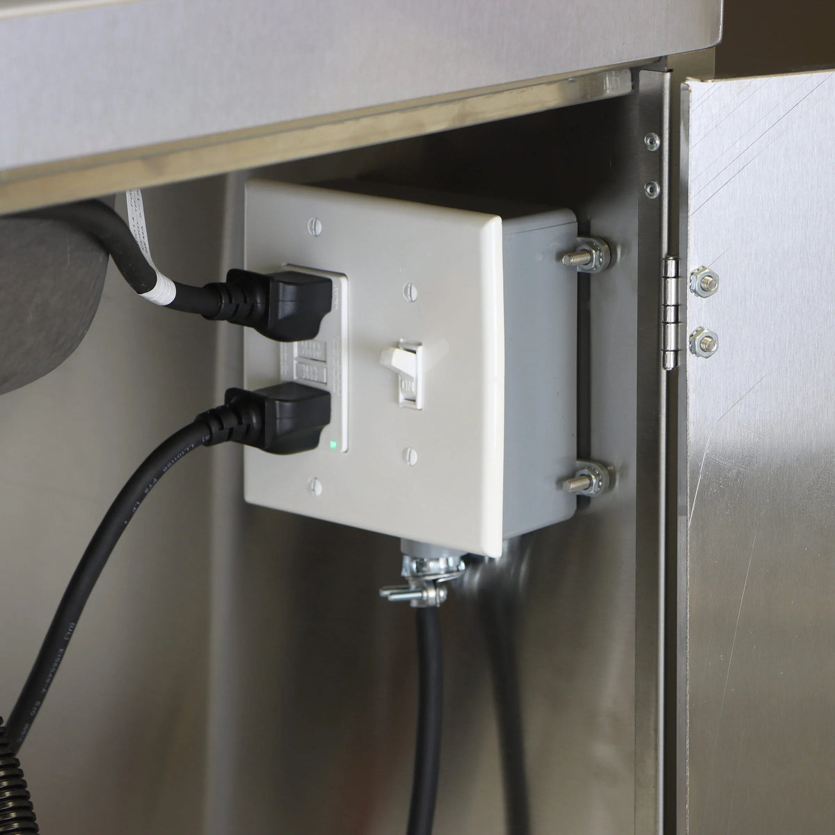 Electric Portable Sink, with Hot Water Heater and Pump - Movable Steel Hand Washing Sink