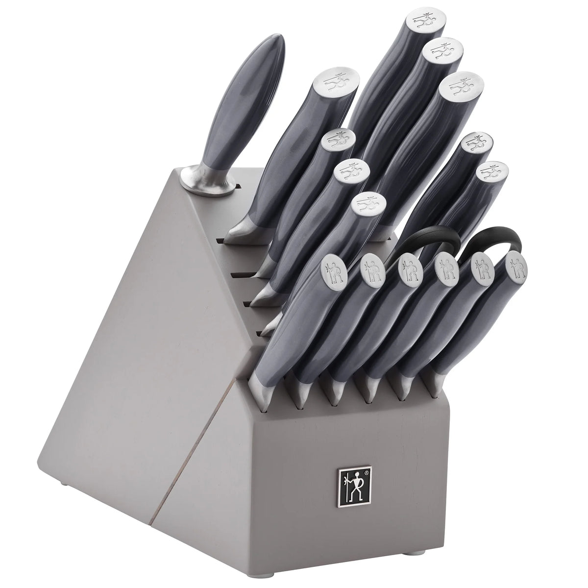 J.A. Henckels International Graphite 14-pc Self-Sharpening Knife Block Set