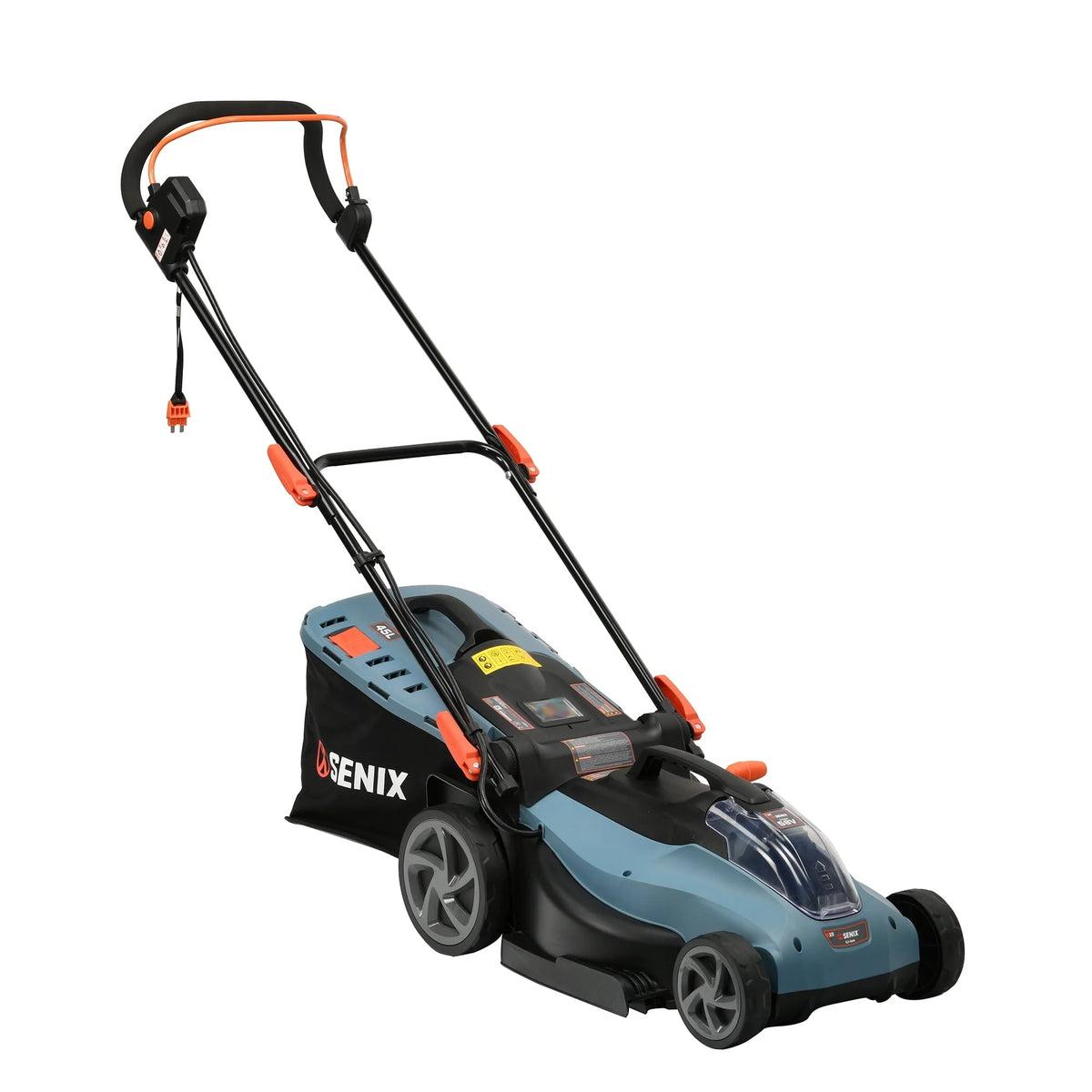 SENIX 58V Max* 15-inch Cordless Brushless Lawn Mower, 2.5 Ah Lithium-Ion Battery and Charger Included, LPPX5-L