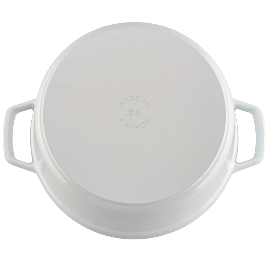Staub Cast Iron 5.5-qt Round Cocotte - Cherry