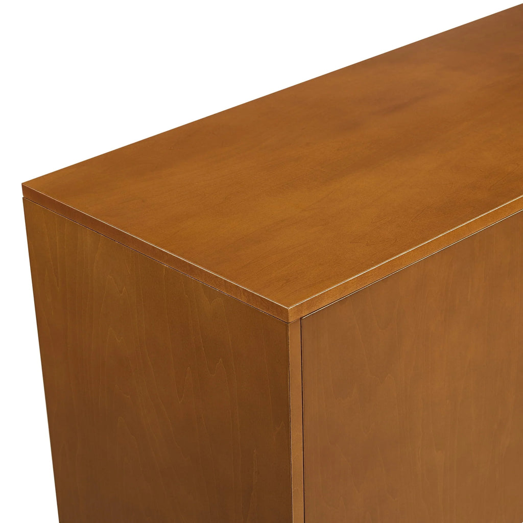Mid Century Modern 3-Drawer and 2-Door Acorn Sideboard