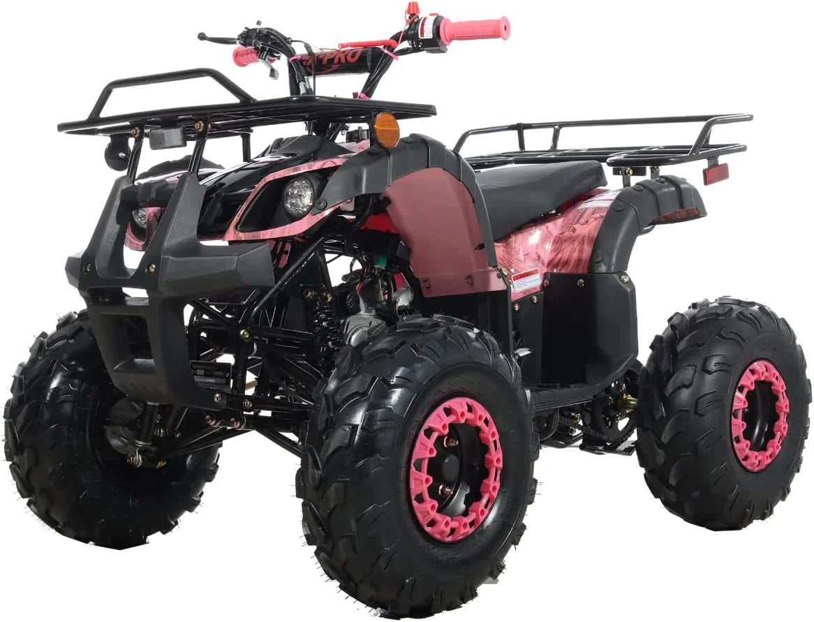 New HHH 125cc ATV Four Wheeler Quad- PINK Camo
