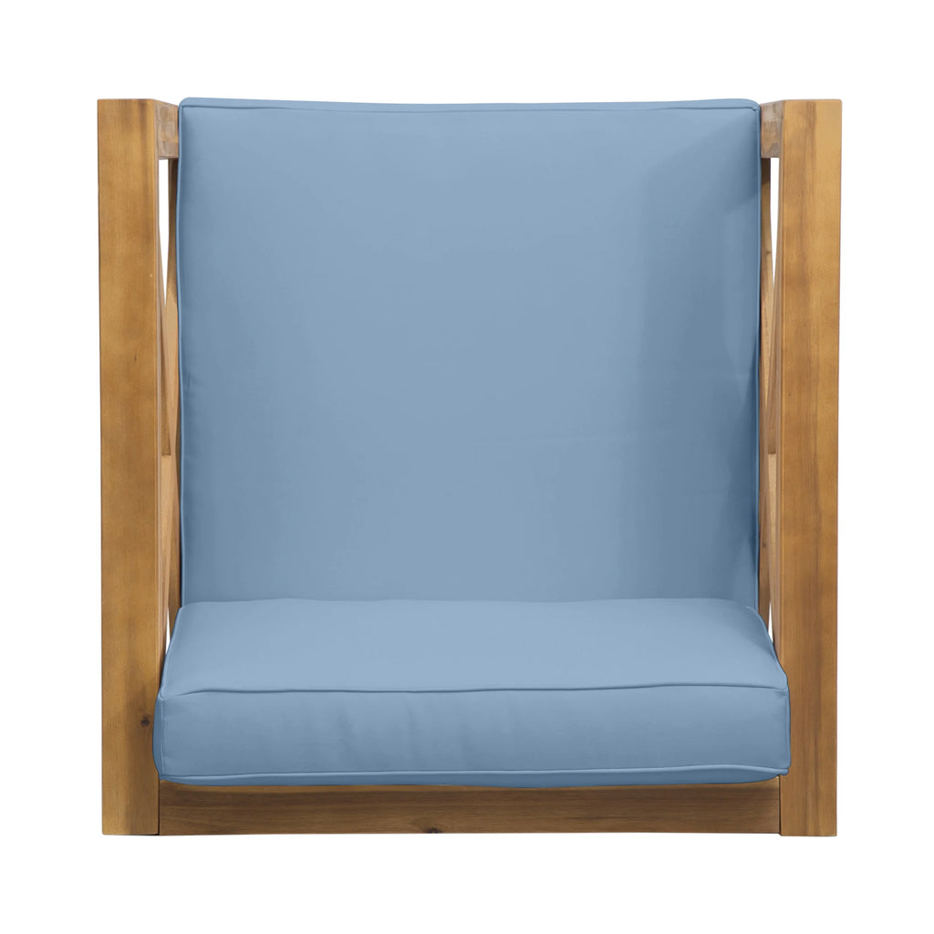 Outdoor Acacia Club Chairs