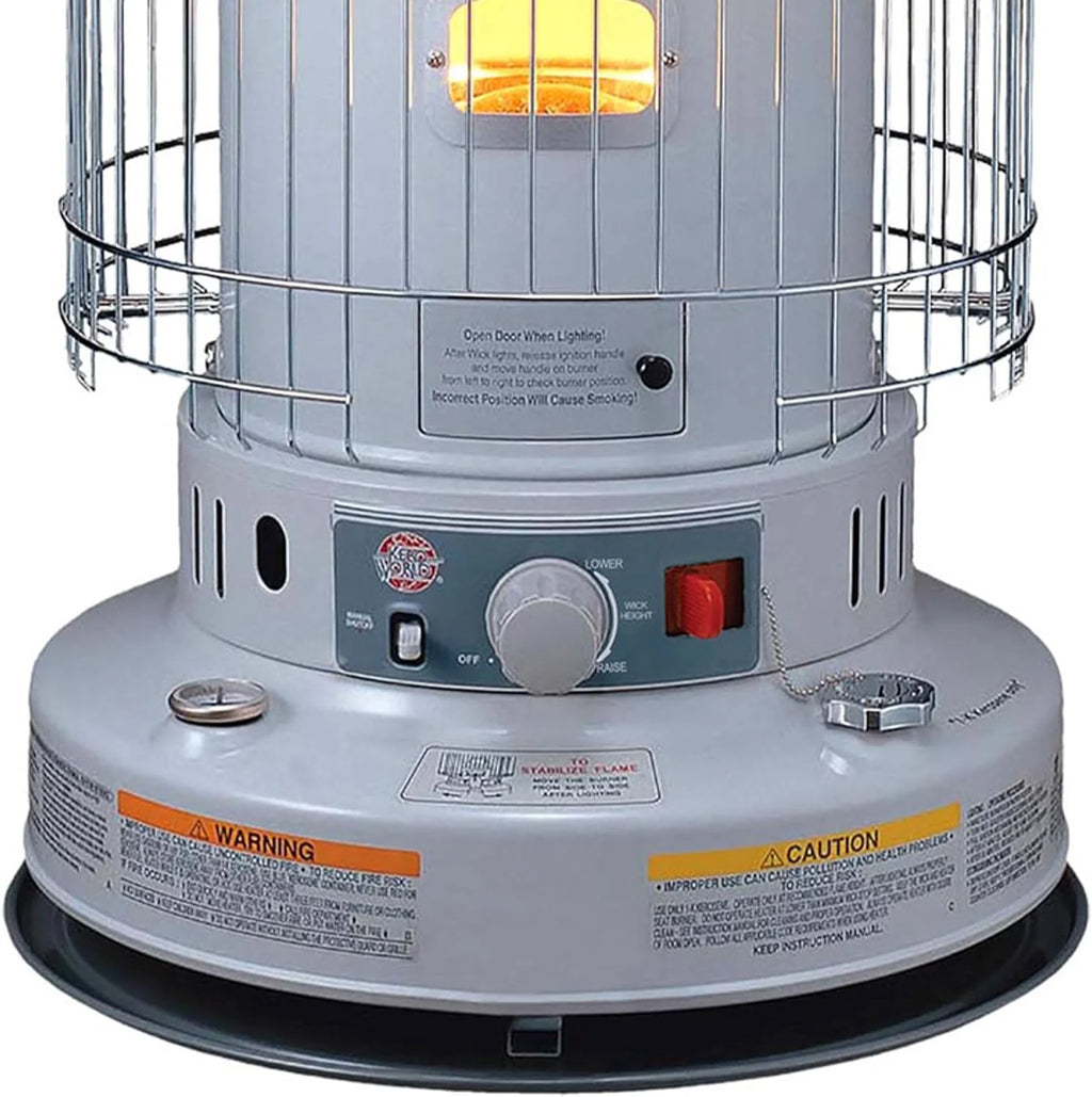 KW-24G Indoor Kerosene Heater, Large, White