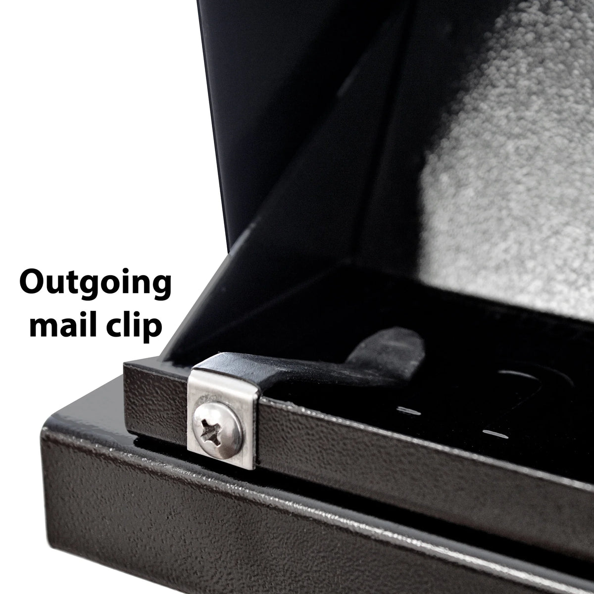 Mail Manager X2 Locking Mailbox Combo Kit with In-Ground Post, Black, 2 Compartment High Security Cluster