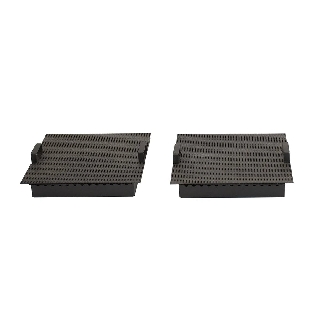 Blue Sky Outdoor Living Rectangle Steel Peak Smokeless Patio Fire Pit, Black