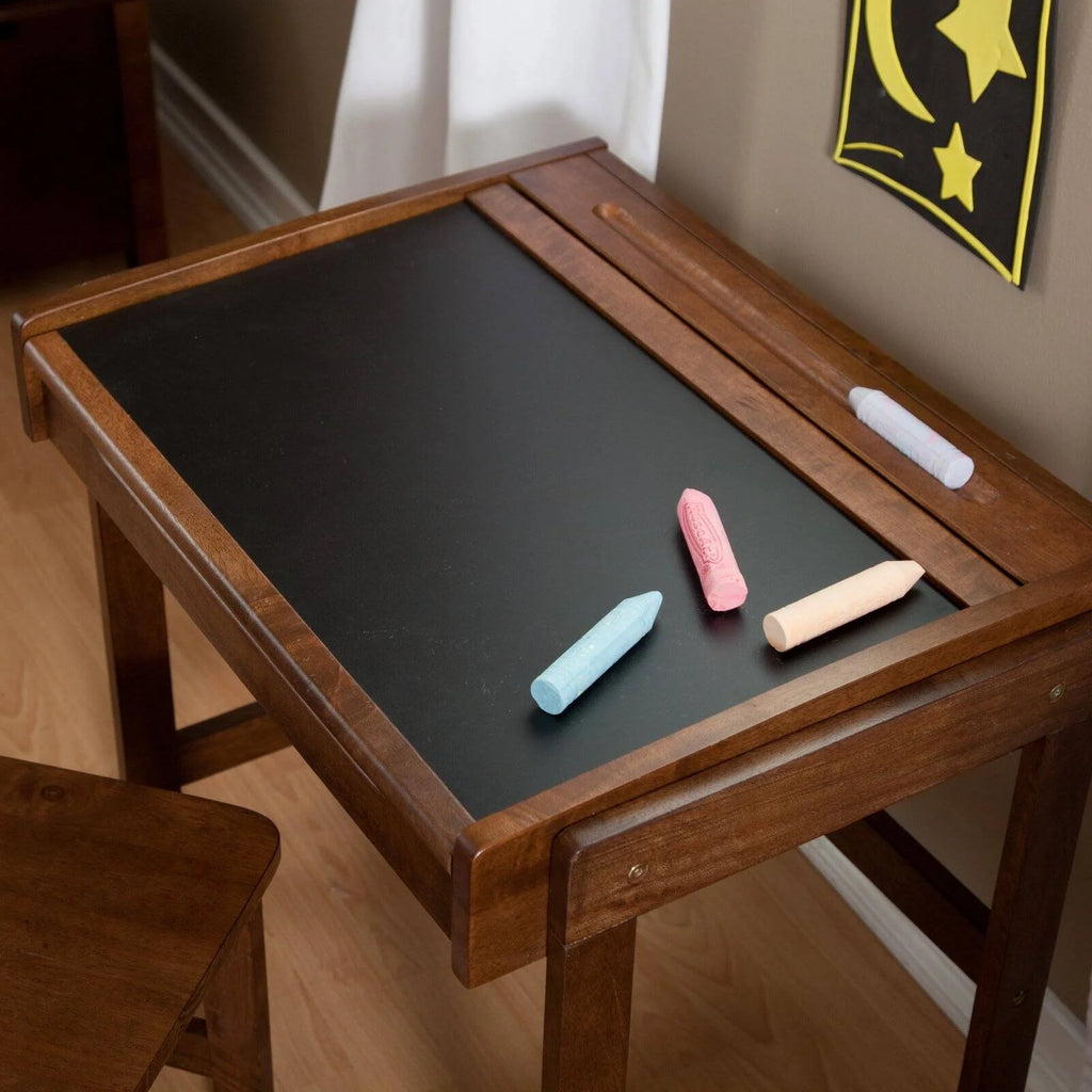 Lipper International Chalkboard Kids Desk and Chair Set