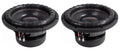 (2) American Bass ELITE-1244 2400w 12" Competition Car Subwoofers 3" Voice Coils