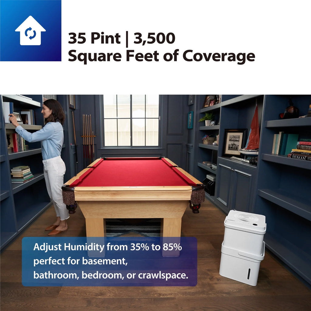 Midea Cube 20-Pint Smart WiFi Dehumidifier, Coverage up to 2,000 sq. ft.
