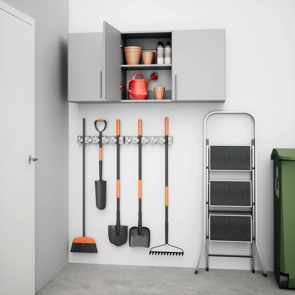 Prepac Elite Wall Cabinet, Versatile Adjustable Garage Wall Cabinet by Prepac, Tall 3-Door, 54"W x 24"H x 12"D, BEW-5424, Black