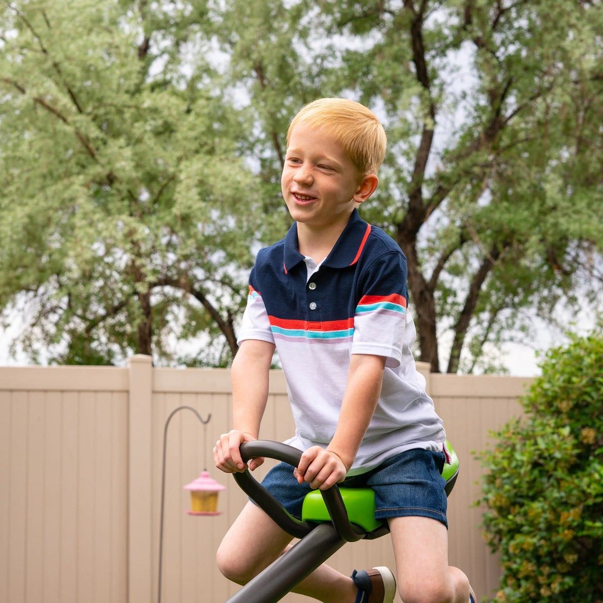 Lifetime Kid's Oval Metal Teeter Totter Seesaw, Lime Green (90993)