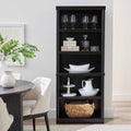 Better Homes & Gardens 71" Ashwood Road 5 Shelf Bookcase, Black Finish