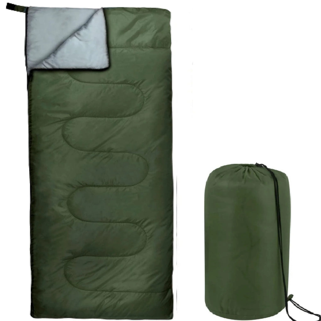 10 Pack Bulk Wholesale of Cold Weather Envelope Sleeping Bags for Adults, Kids, Homeless, Camping, Indoors, Outdoors - 10 Count Sleeping Bags in Black, Navy Blue, Forest Green, Red - 71"L x 30"W