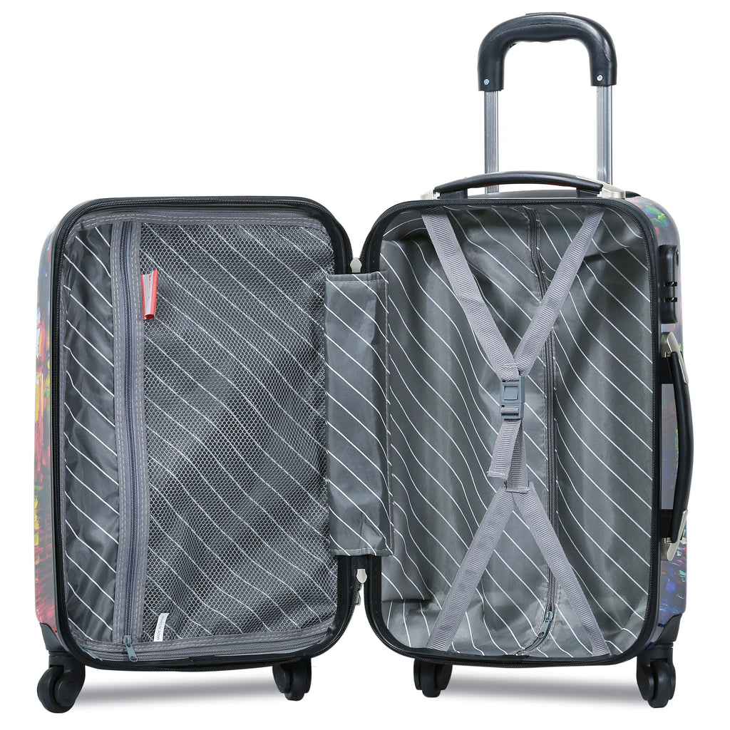 Dejuno Parisian Nights Hardside 3-PC Spinner Luggage Set