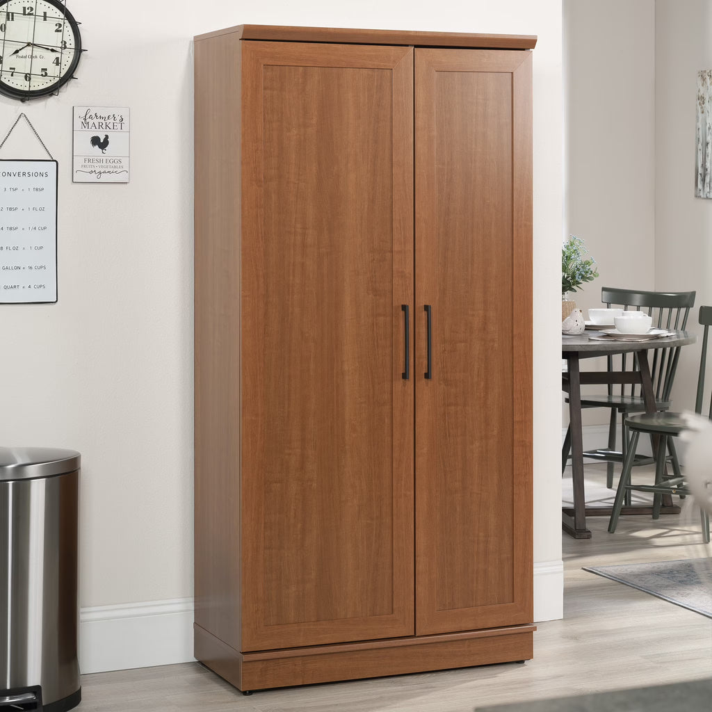 Sauder Homeplus Storage Cabinet, Sienna Oak Finish
