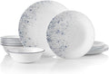 Corelle Indigo Speckle 18-Piece Glass Dinnerware Set (Service for 6)