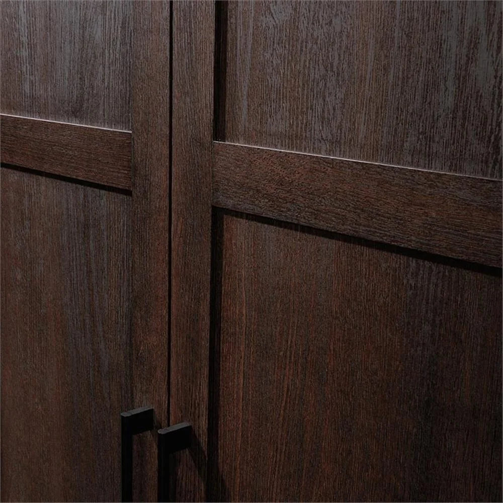 Pemberly Row Contemporary Engineered Wood Pantry in White Finish