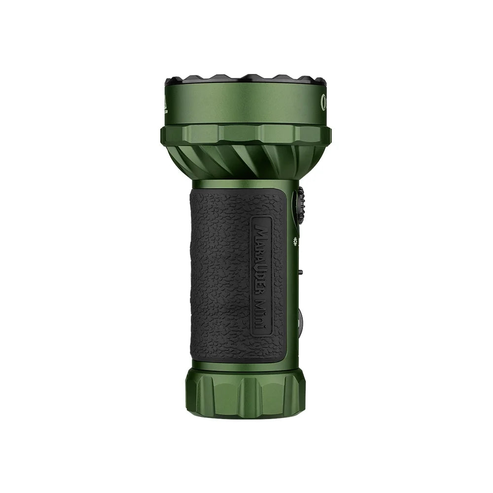 OLIGHT Marauder Mini 7,000 Lumens Bright Flashlight with 600 Meters Beam Distance, Powerful RGB Lights, Magnetic Rechargeable for Outdoors Work, Hunting, and Searching(Black)