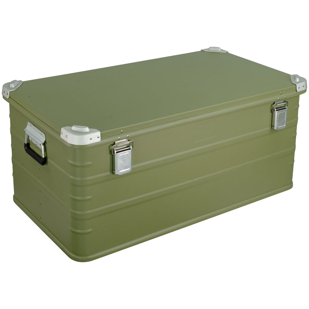 Crossover Aluminum Overland Storage, Trunk, Metal Cargo Case, Storage Box (147L X-Large, Black)
