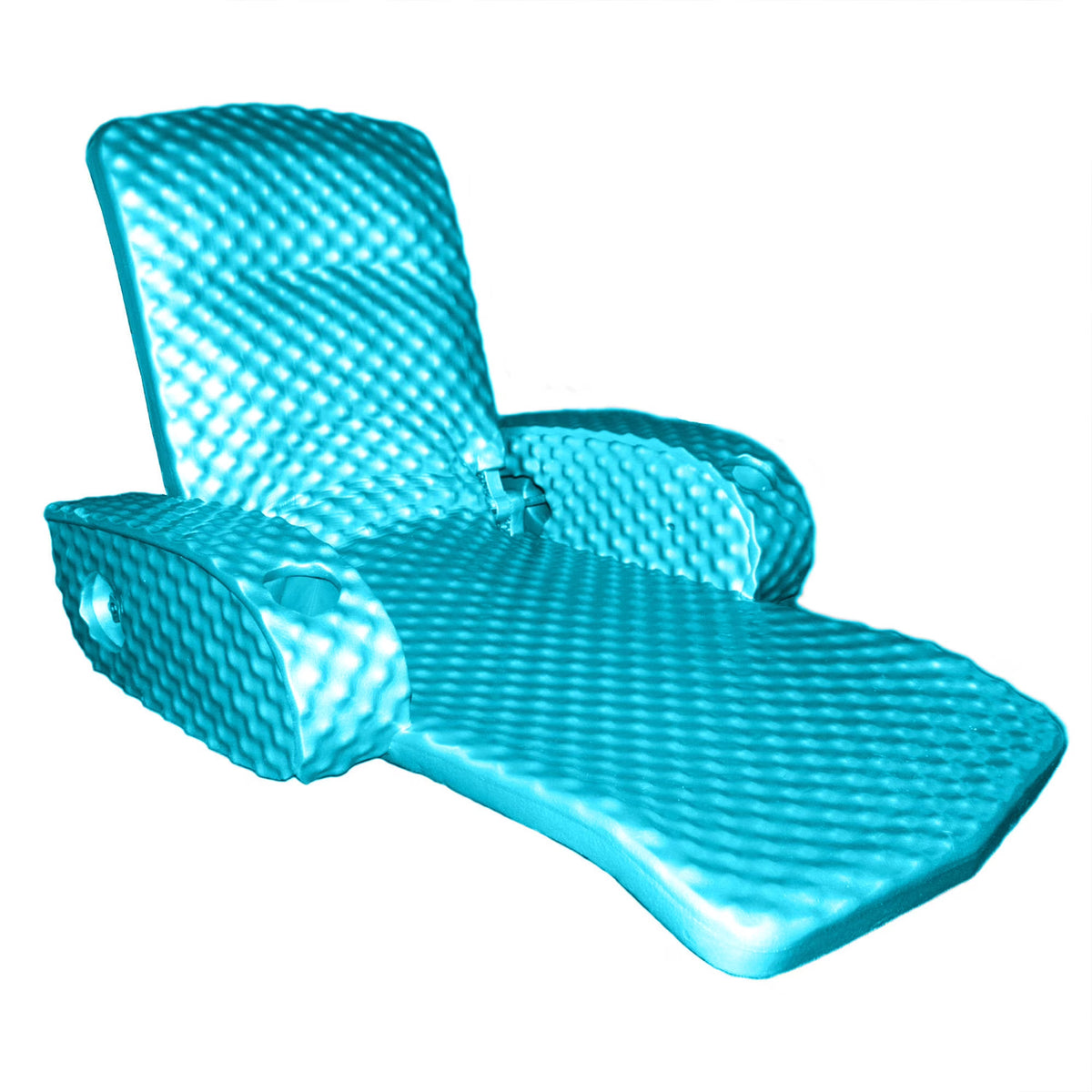 TRC Recreation Super Soft Adjustable Pool Recliner Float, Marina Blue