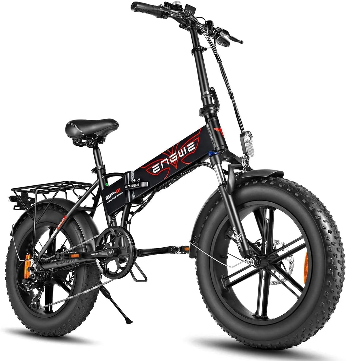 Engwe EP-2 Pro 750W Motor Folding Electric Bike for Adults,48V 13A Removable Battery,Black