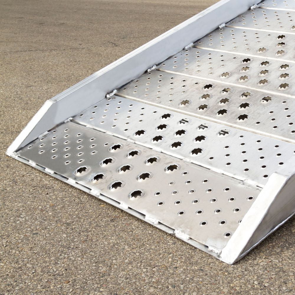 10' Aluminum Box Truck Walk Ramp for 10-36in Load Height