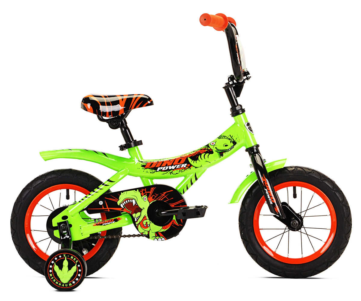 12" Dino Power Boy's Bike, Green