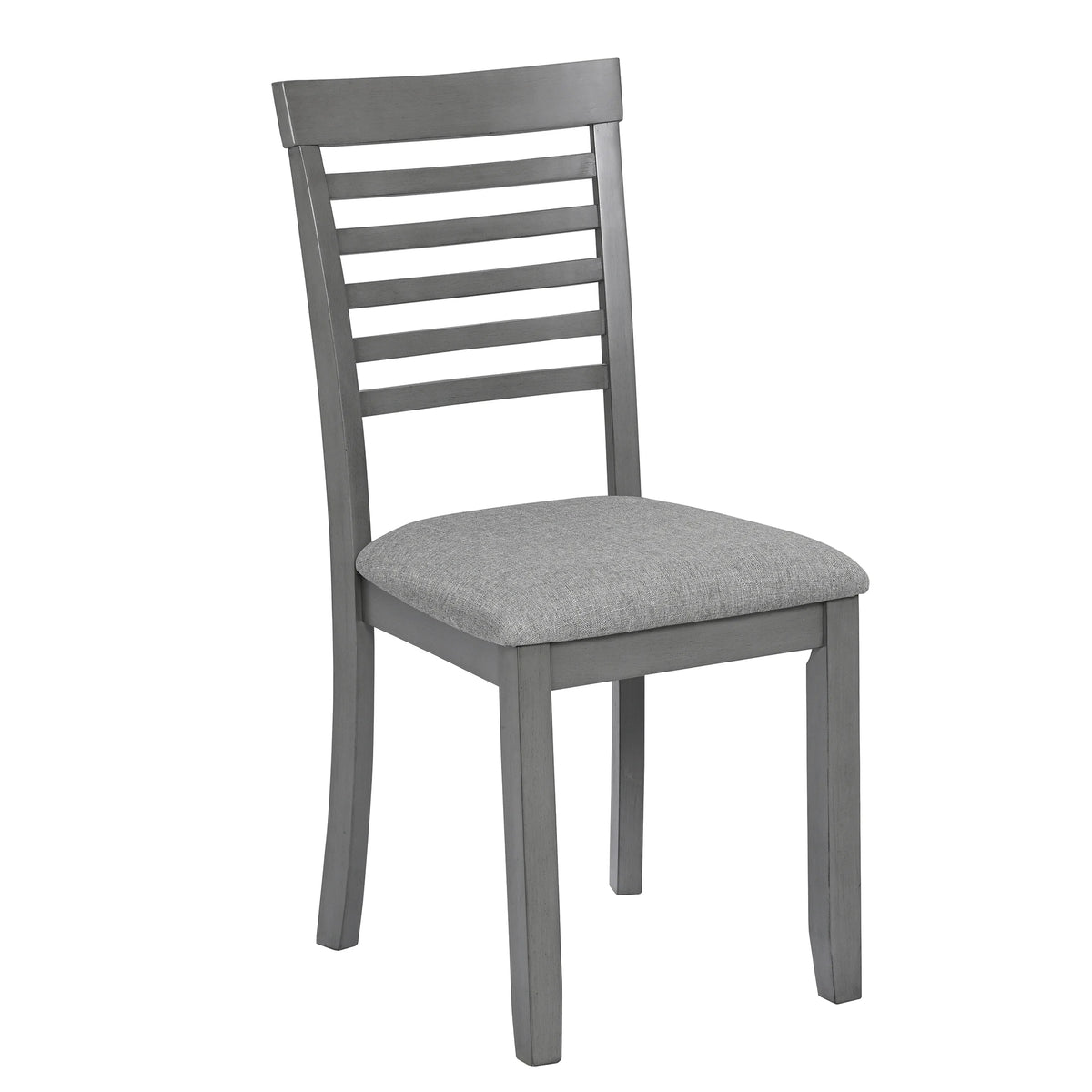 Sesslife 5 Piece Dining Set with One Rectangle Table and 4 Upholstered Chairs for 4 Persons, Dining Room Table Set for Small Place(Table+4 Chairs)
