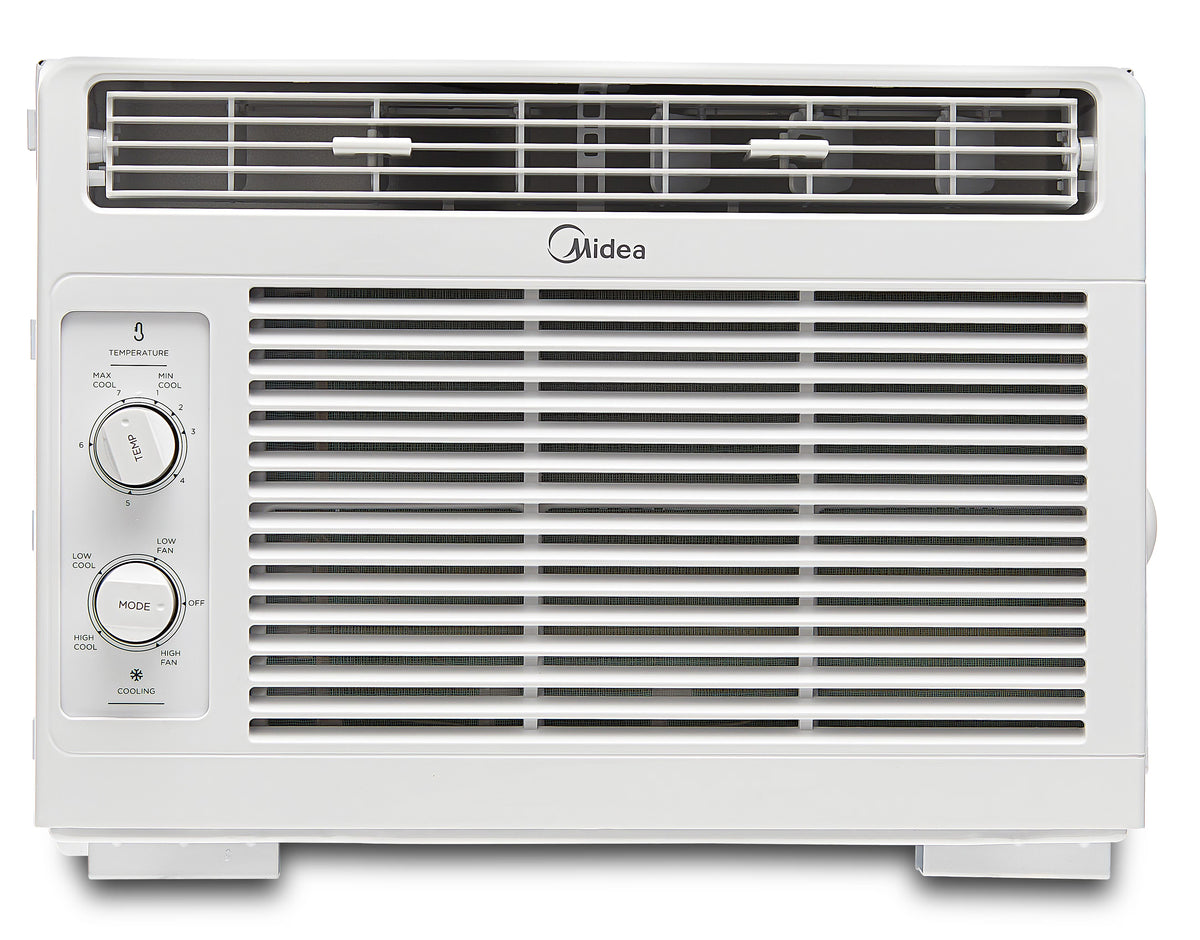 Midea 5,000 BTU 150 Sq ft Mechanical Window Air Conditioner, White, MAW05M1WWT, New