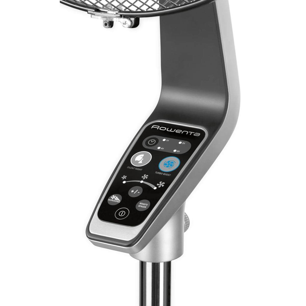 Rowenta Turbo Silence Standing Floor Fan with Remote, 53 Inch, Portable, 5 Speeds, VU5670