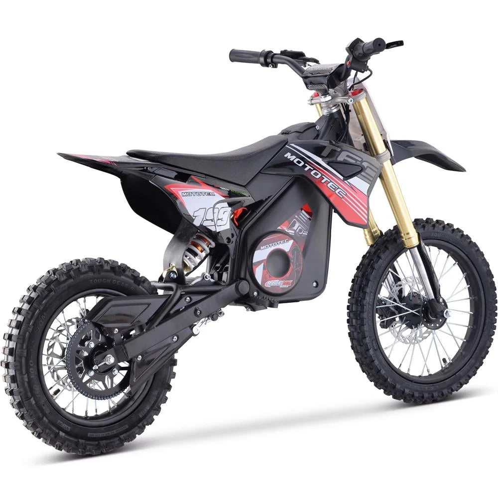 MotoTec 48v Pro Electric Dirt Bike 1800w Lithium Green