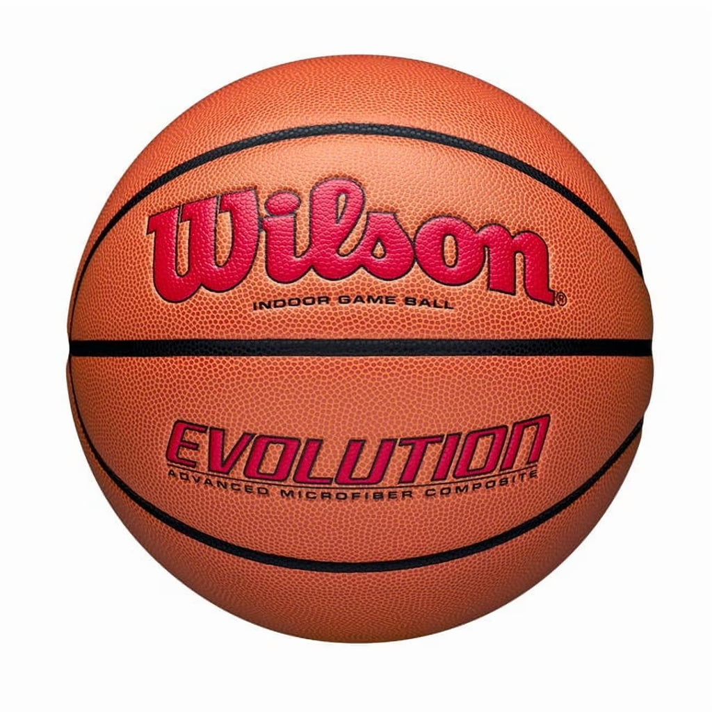 Wilson Evolution Baloncesto de Juego Interior - Negro, Talla 7 - 29,5"