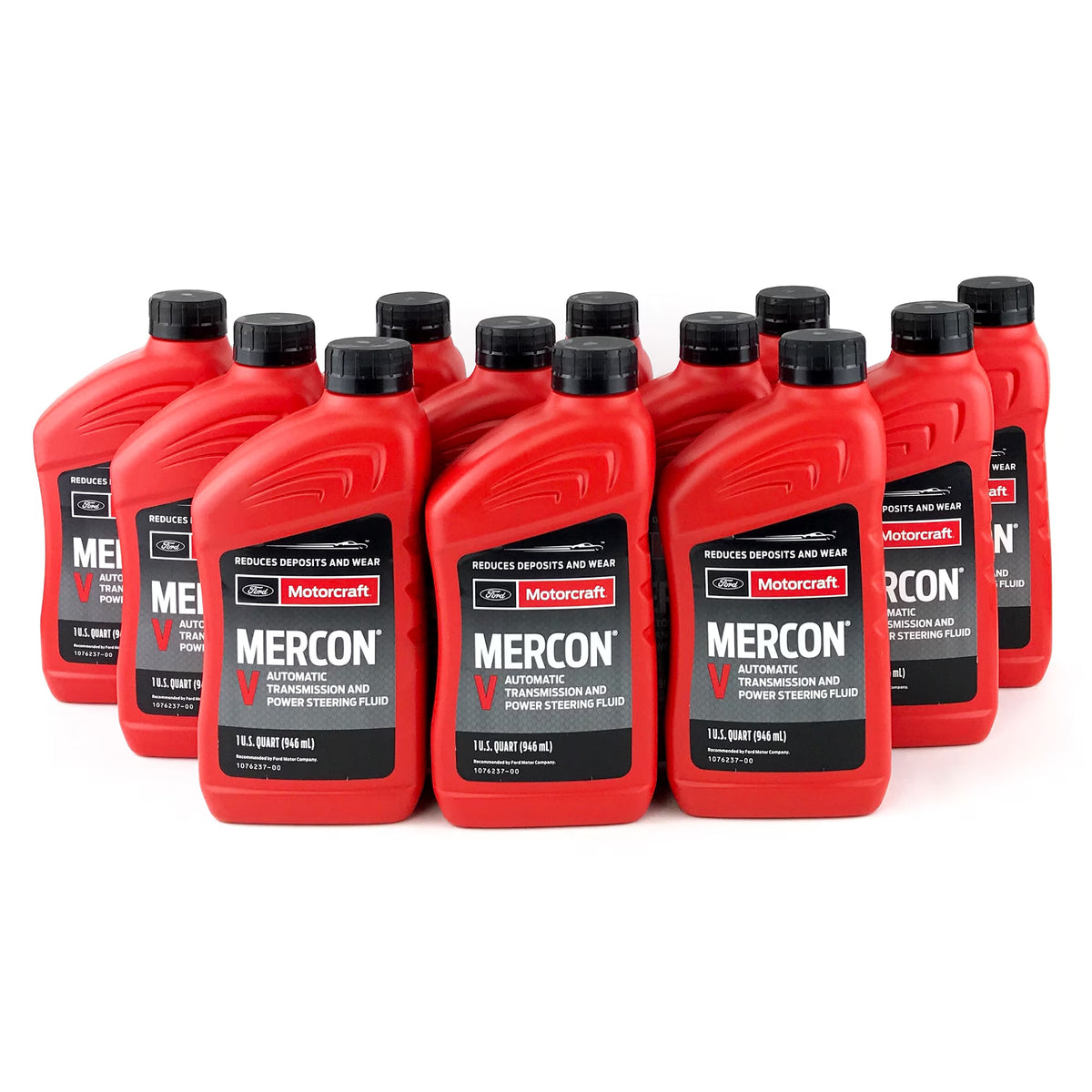 Motorcraft Mercon V Transmission Fluid Case of 12 Quarts Fits select: 2006-2009 FORD F150, 2006-2008 FORD ESCAPE