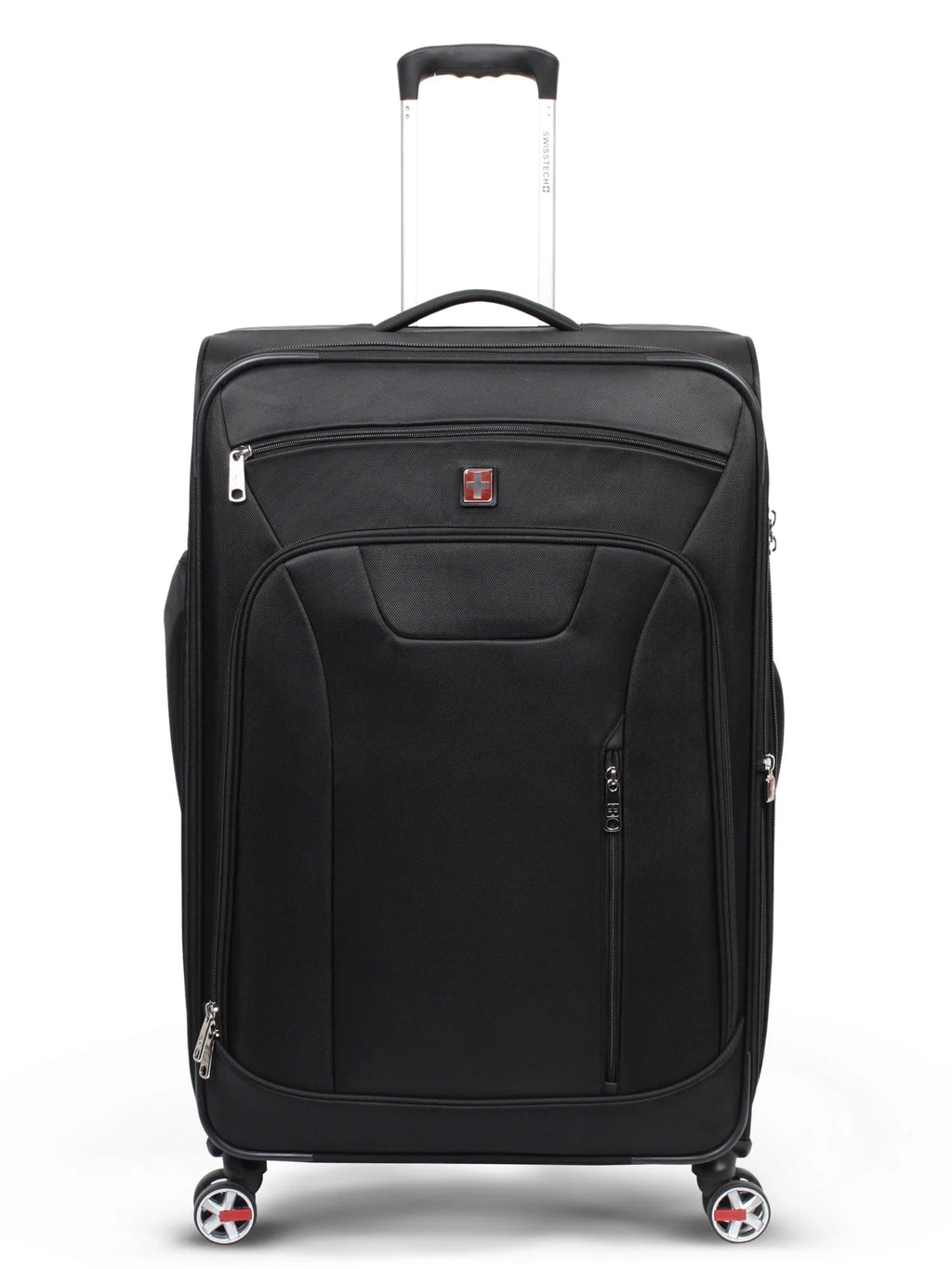 SwissTech Executive 29" 8-Wheel Softside Luggage, Black