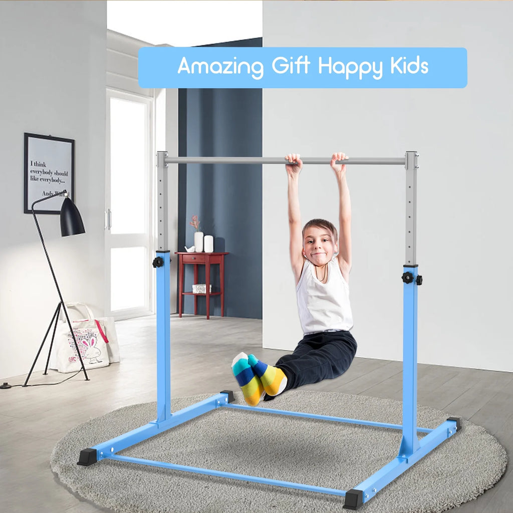 Safly Fun Anti Slip Adjustable Steel Gymnastics Bar, 50 in Width