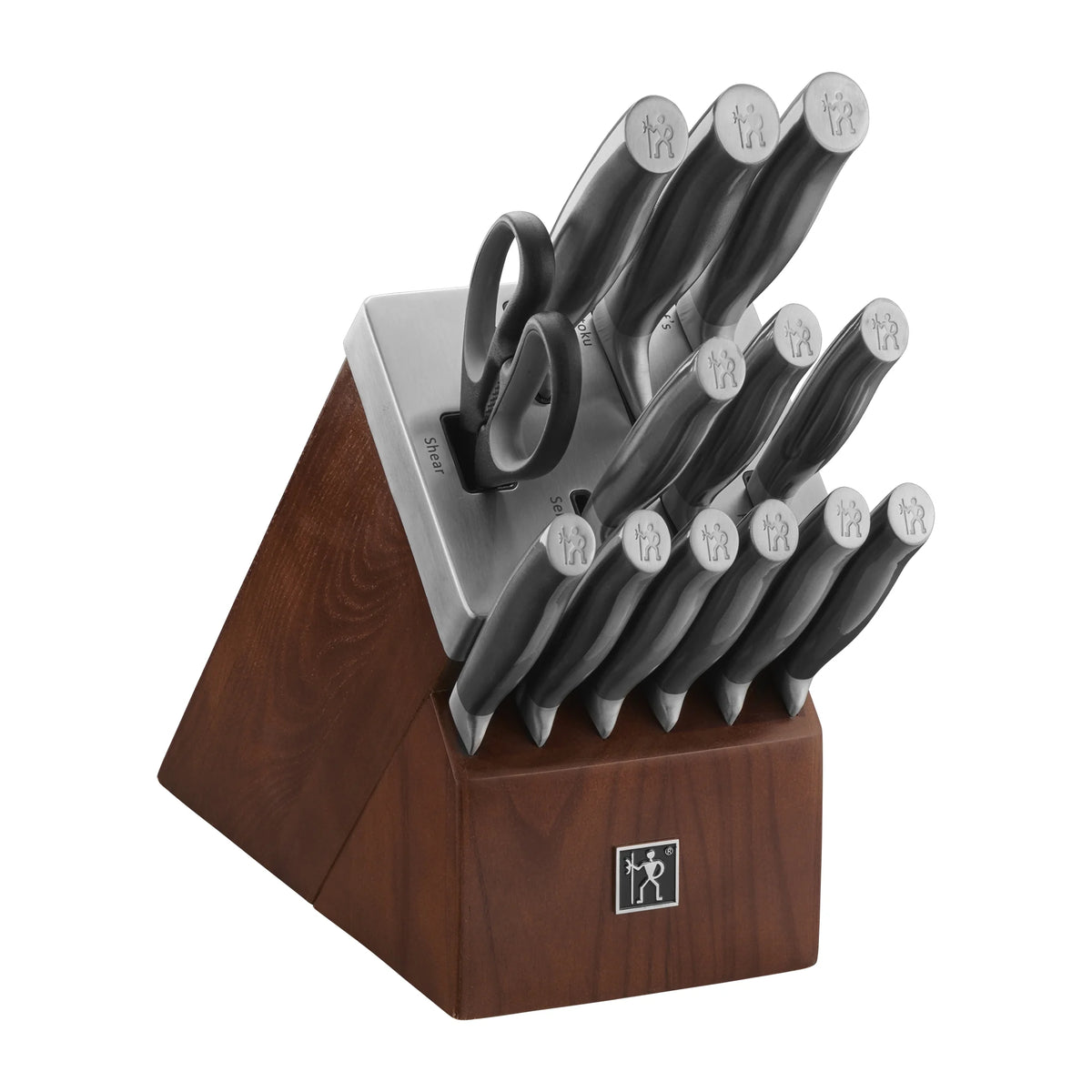 J.A. Henckels International Graphite 14-pc Self-Sharpening Knife Block Set