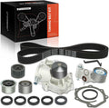 A-Premium 13PCS Engine Timing Belt Kit + Water Pump W/Tensioner Compatible with Subaru Outback 2000-2005, Forester Impreza 1999-2005 & Saab 9-2X 92X 2005-2006 - 2.2L 2.5L, Replace# 2928273H10