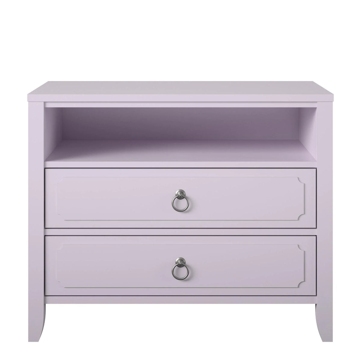 Her Majesty 2 Drawer Nightstand, Mustard Yellow