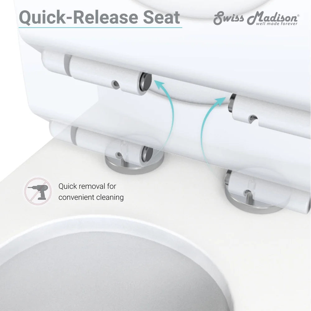 Cache Two-Piece Elongated Toilet Dual-Flush 1.1/1.6 gpf