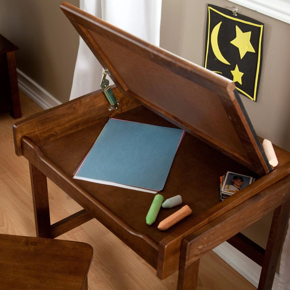 Lipper International Chalkboard Kids Desk and Chair Set