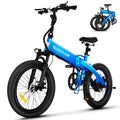 Alpha Joy Electric Bike for Adults 20", Rated 500W E-Bike 48V 13AH UL2849