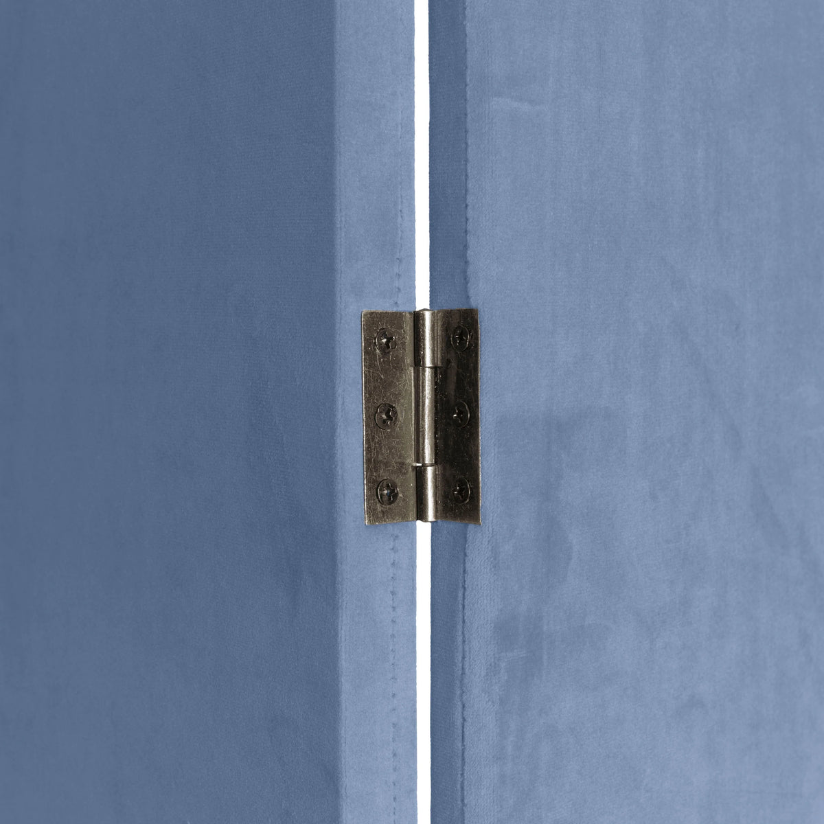 6 ft. Classic Arch Velvet Room Divider Lilac 3 Panel
