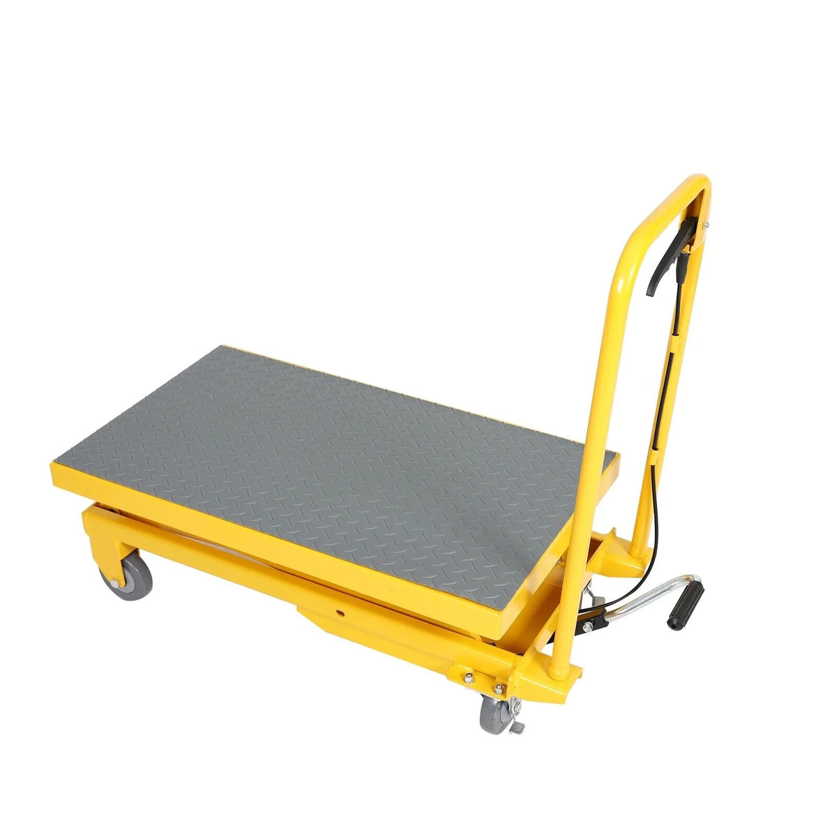 Hydraulic Lift Table Cart 500 lbs Manual Double Scissor Lift Table 50"