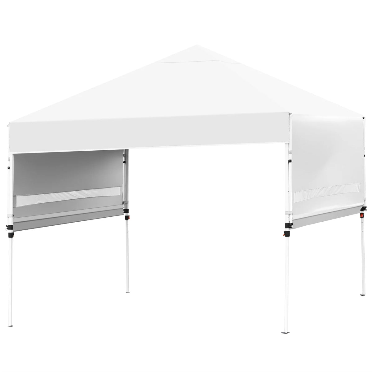 Patiojoy 10x17ft Pop up Canopy  3 Height Adjustment Folding Tent with Roller Bag White