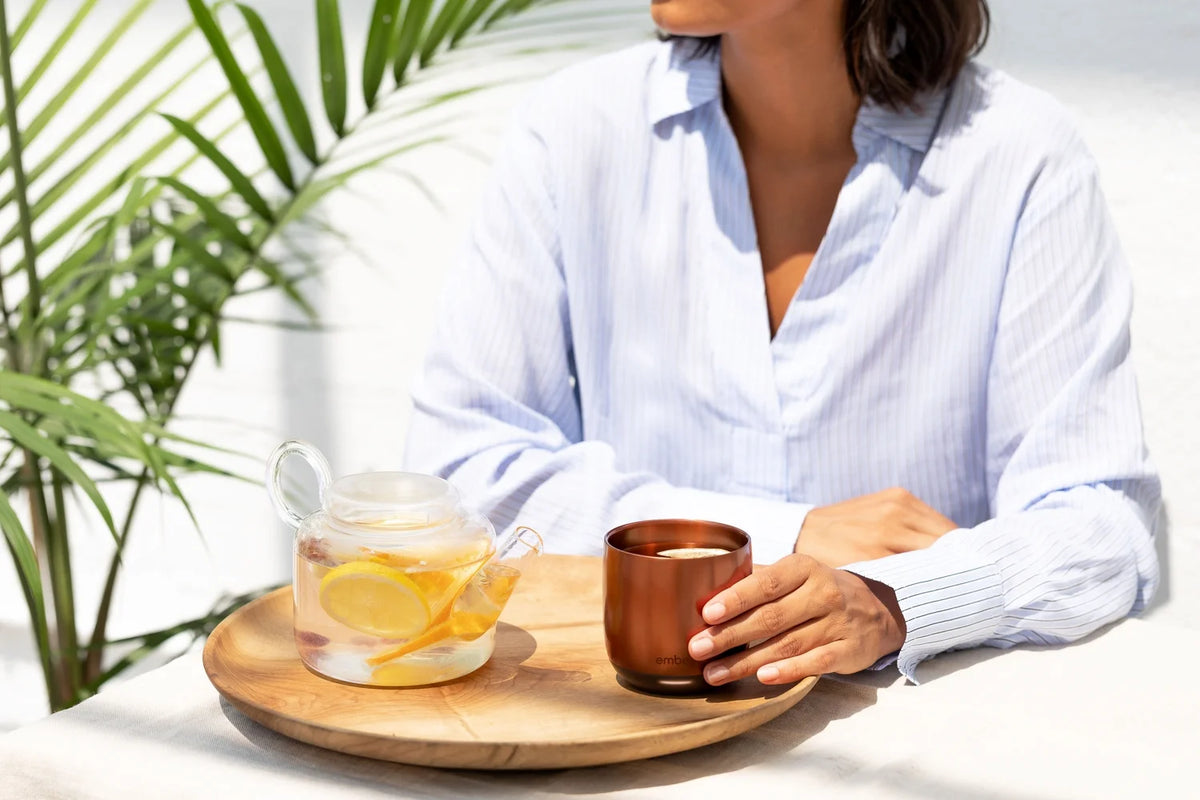 Ember Temperature Control Smart Cup, 6 oz, Black, Up To 1.5-hr Battery Life - App Controlled Heated Cup - Improved Design