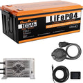36V(38.4V) 105Ah LiFePO4 Golf Cart Battery Built-in 250A Bluetooth BMS,with 20A Charger,Touch Monitor,6000+ Cycles,Perfect for Golf Carts,Trolling Motor