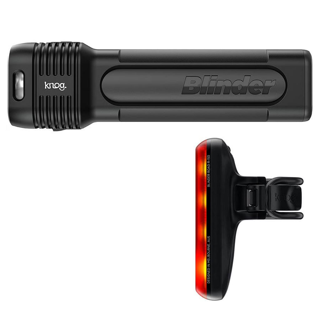 Knog Blinder 1300/ R150 Light, Front and Rear, Black, Set