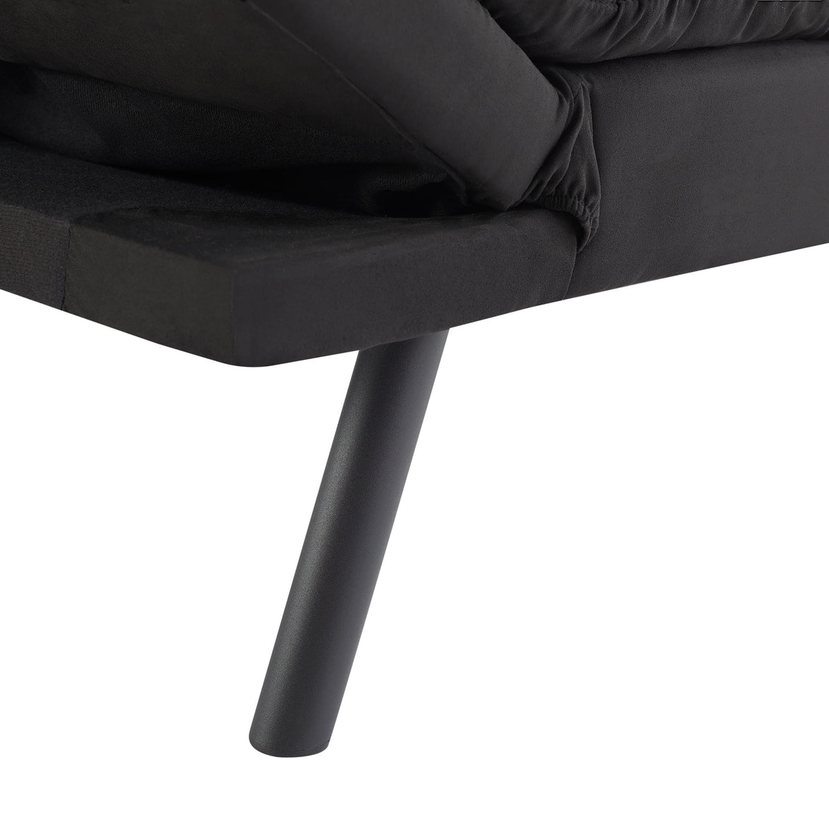 Mainstays Memory Foam Futon with 72",Black